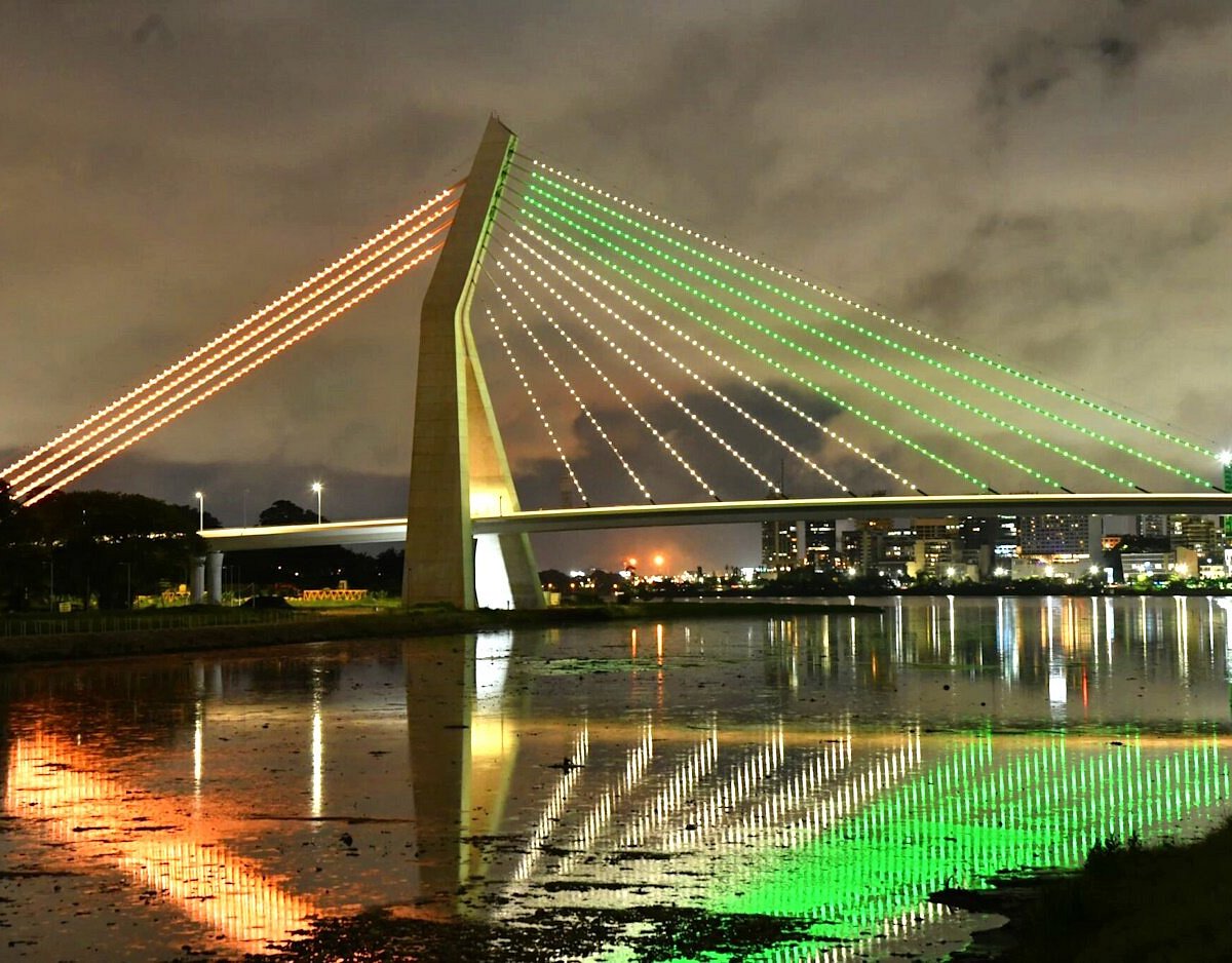 Le pont ADO à Abidjan, Côte d'Ivoire